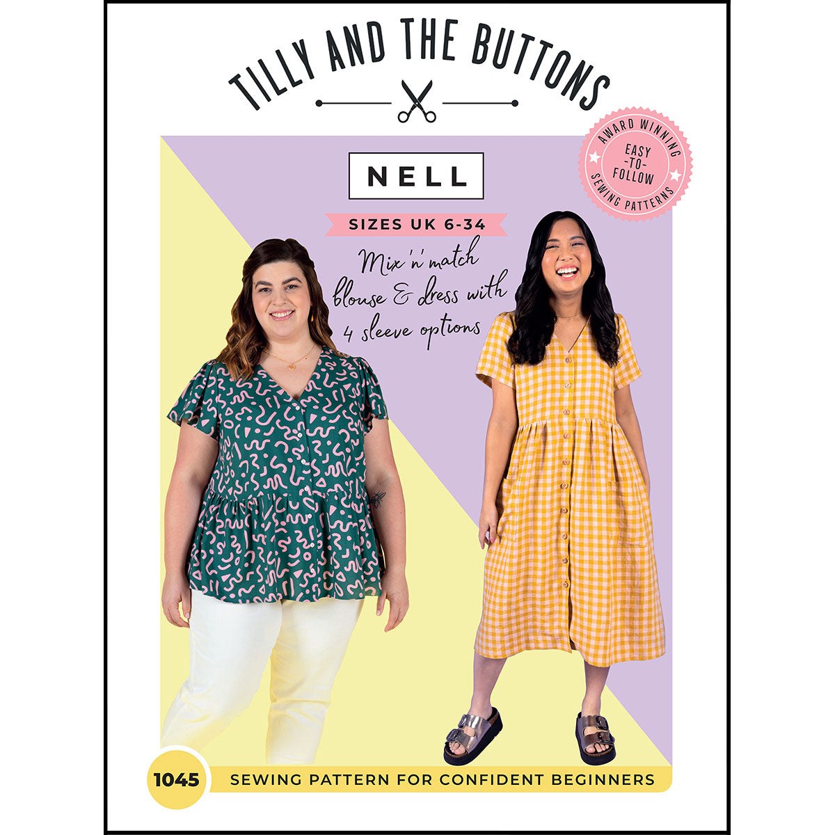 Nell Blouse and Dress Tilly and the Buttons Sewing Pattern 1045 – Sew ...