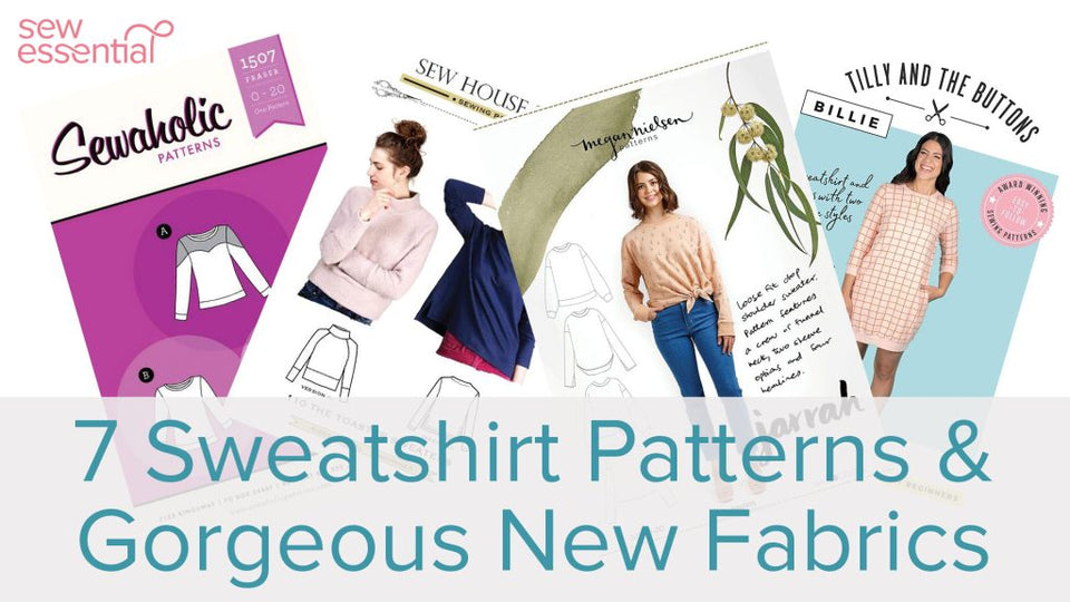 7 Favourite Sweatshirt Patterns & Fabrics | Sewing Tips, Tutorials ...