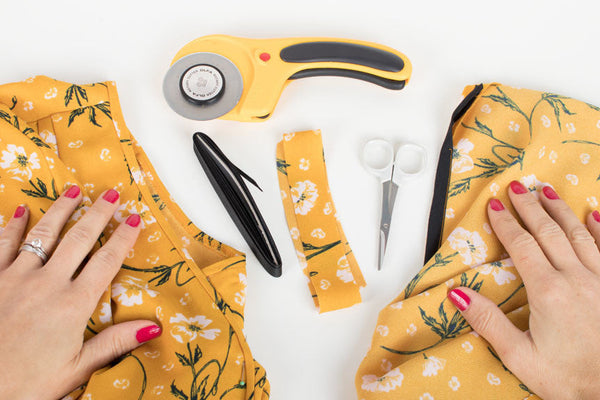 How to Finish a Neckline with Bias Binding - Five Different Ways