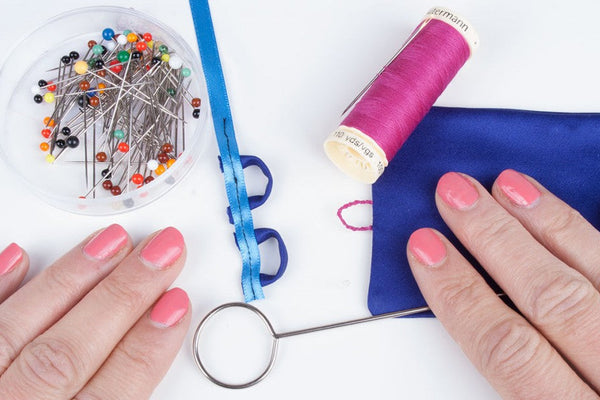 How to Hand Sew Button Loops & Rouleau Loops