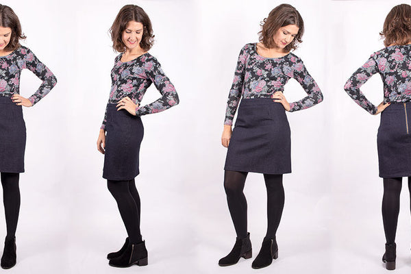 Sewing A Denim Skirt And Cosy Top