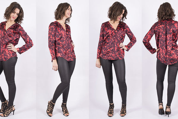 Sewing a Crepe de Chine Blouse