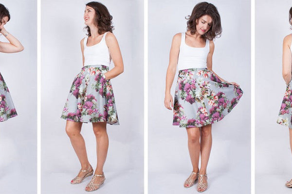 Sewing a Flared Skirt for Summer