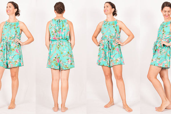 Sewing a Jersey Playsuit McCalls 7755