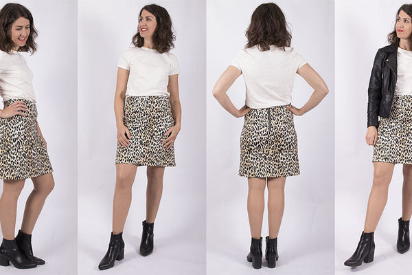 Sewing a Super Easy Skirt and Lark Tshirt