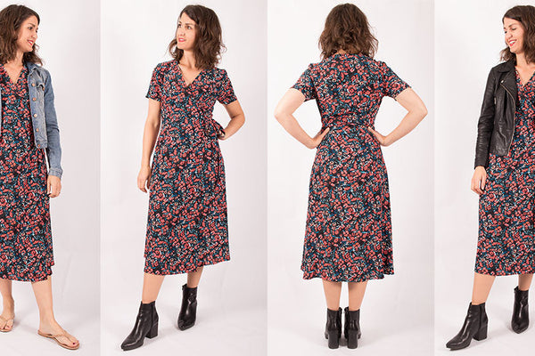 Sewing a Wrap Dress with Cup Sizes