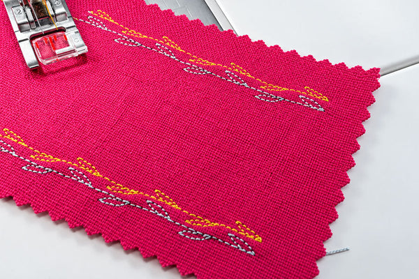 Techniques for Embellishing Fabrics Using a Twin Needle