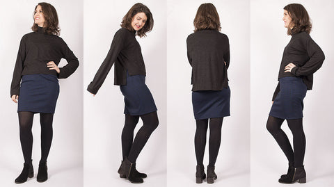 Tilly and the Buttons Nora Top and Jalie Lisette Skirt | Sewing Tips ...