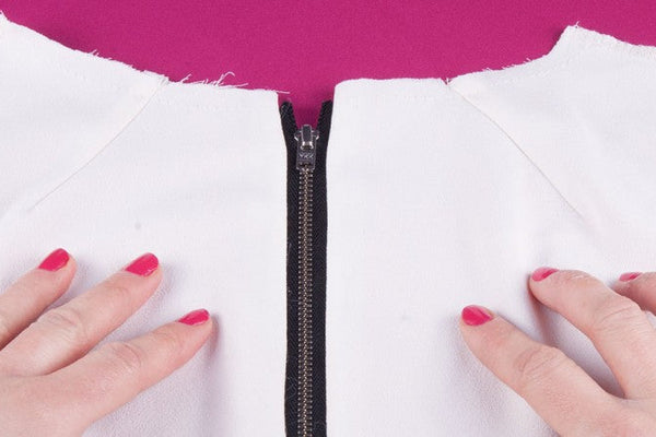 How to Sew an Exposed Zip