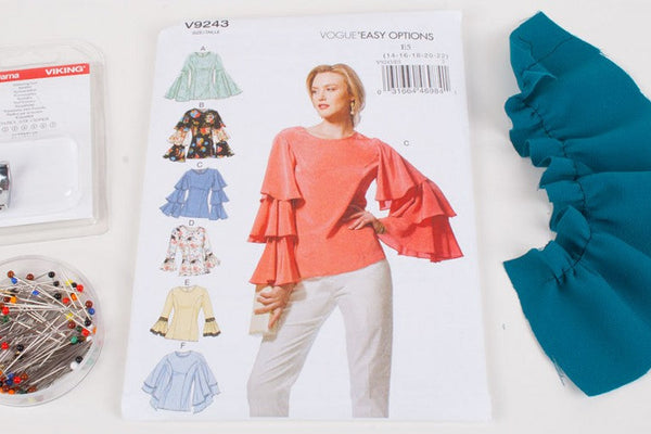 How to Sew Ruffles for a Garment
