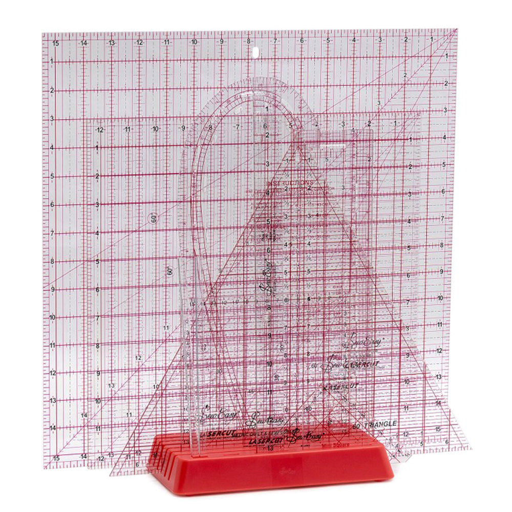Sewing Ruler Outline Sew Easy Ruler and Template Organiser. – Sew Essential