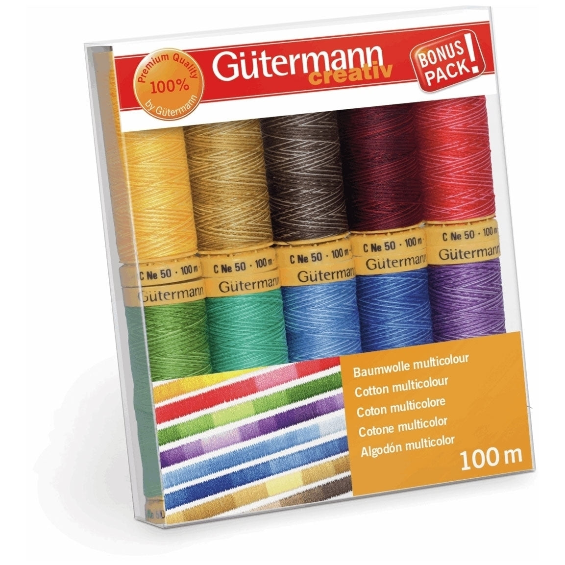 thumbnail image 2 of Gutermann Sew-All Thread Set - 20 Spools 100m Each In Assorted Colors 2 of 5