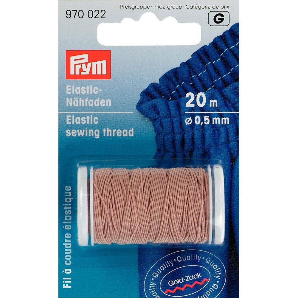 Expanded Elastic Thread Prym Elastic Sewing Thread 0.5mm Sand – Sew Essential