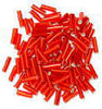 Craft Factory Bugle Beads 6mm. Red.