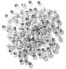 Craft Factory Pearls - Plastic. Silver. 3mm.