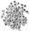 Craft Factory Pearls - Plastic. Silver. 4mm.