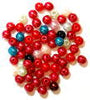 Craft Factory Pearls - Plastic. Multicolour. 4mm.