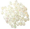 Craft Factory Pearls - Plastic. Clear Iridescent. 4mm.