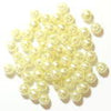 Craft Factory Pearls - Plastic. Cream. 4mm.