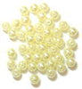 Craft Factory Pearls - Plastic. Cream. 5mm.