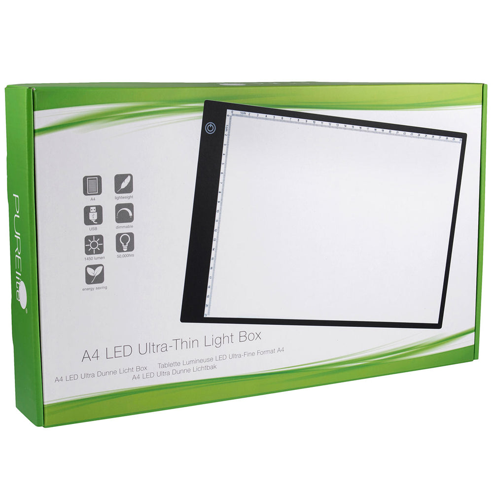 Purelite PURElite Ultra-Thin A4 LED Light Box – Sew Essential
