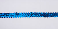 Essential Trimmings - Royal Blue Stretch Sequins. 20mm x 10m.