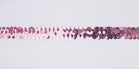 Essential Trimmings - Pale Pink Stretch Sequins. 20mm x 10m.