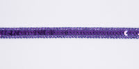 Purple Lurex Sequin Trim. 12mm x 20m.