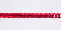 Red Lurex Sequin Trim. 12mm x 20m.