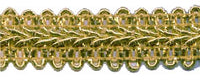 Gold Metallic Braid. 12mm x 5m.