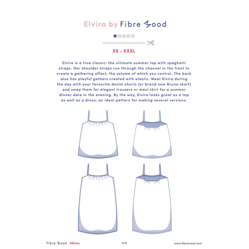 Elvira Top Fibre Mood Sewing Pattern – Sew Essential