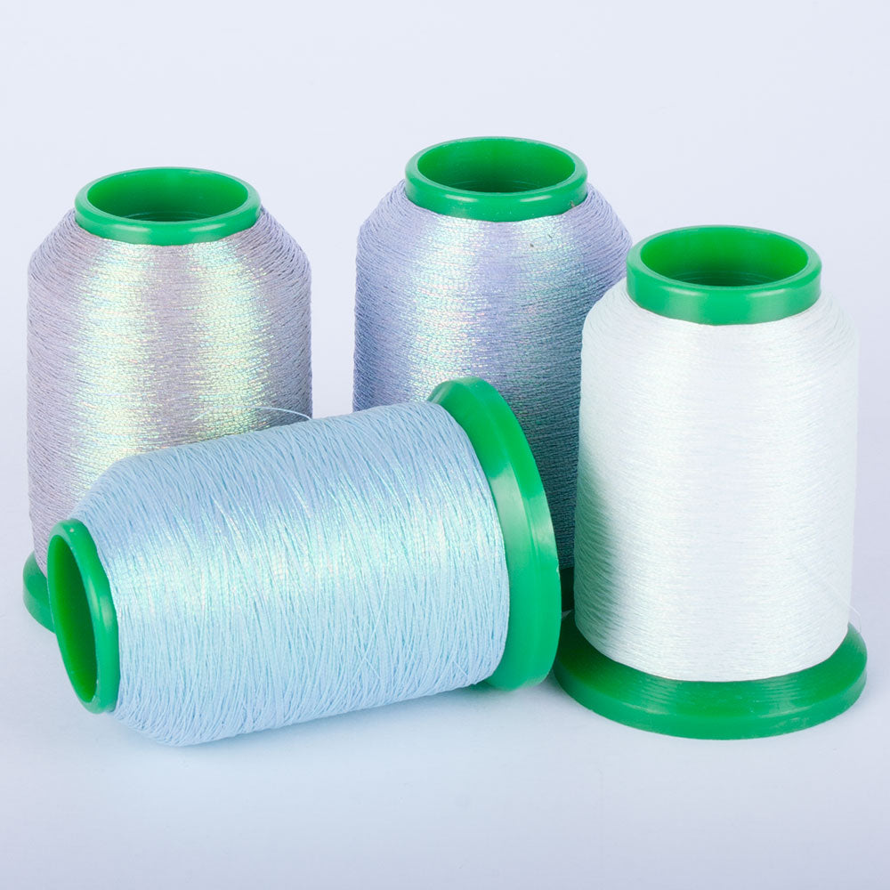 Isamet Two-Tone Metallic Embroidery Thread. 1000m. Pearl Effect. – Sew ...