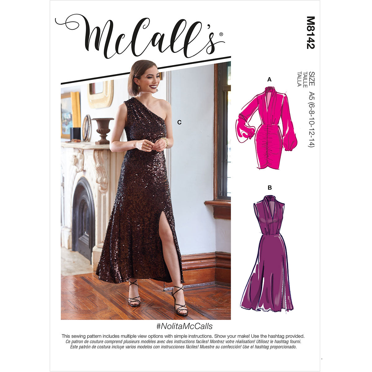 Misses Dresses McCalls Sewing Pattern 8142 – Sew Essential