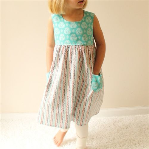 Geranium Dress Pattern Geranium Girls Dress Small Made By Rae Sewing Pattern – Sew Essential