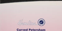 Hemline Curved Petersham. 25mm x 40m (1-5/8inch x 44yds) Roll. Black.