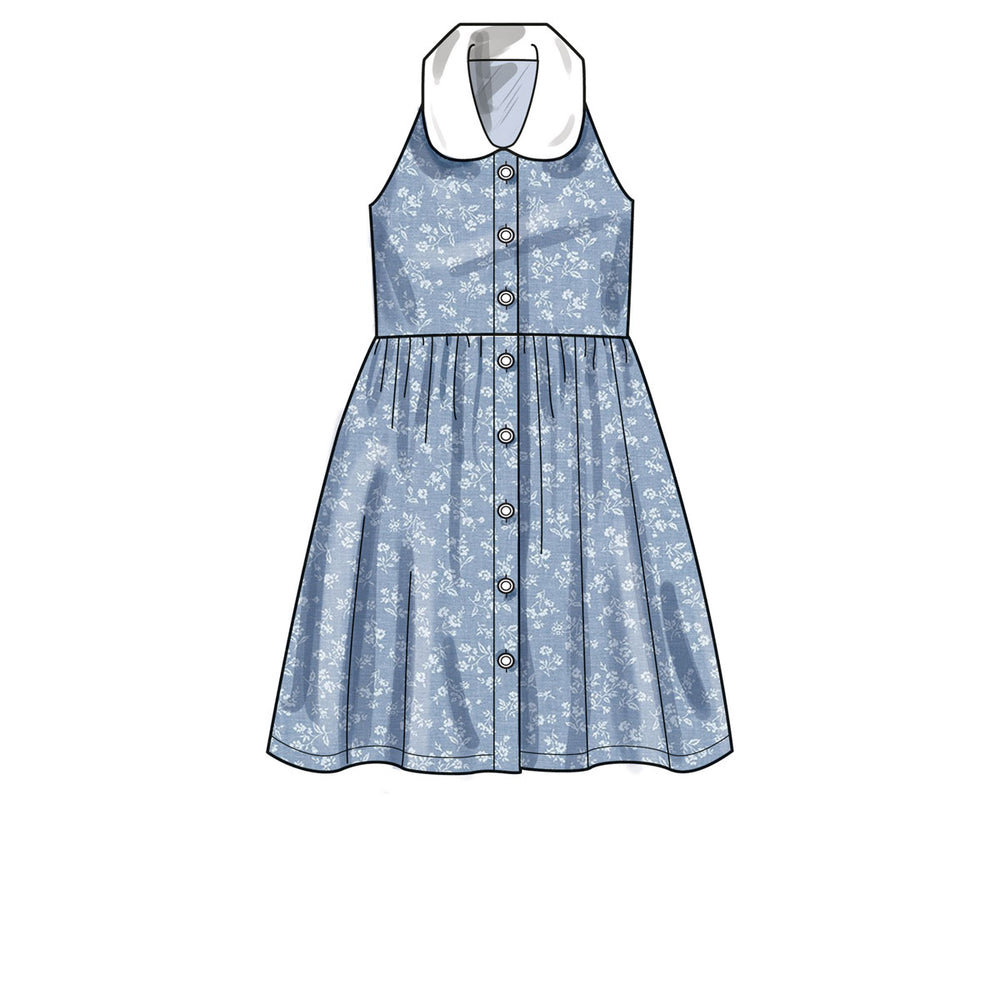 Simplicity 6727 Pattern Girls Dresses New Look Sewing Pattern 6727. Age 3 to 14y. – Sew Essential