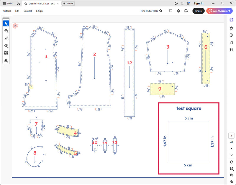 How to Print PDF Sewing Patterns at Home | Sew Essential