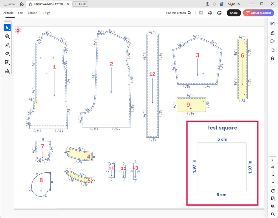 How to Print PDF Sewing Patterns at Home | Sew Essential