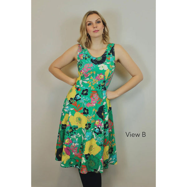 Idun Jersey Dress Ploen Sewing Pattern. Size 4-22. Sew Essential Idun Jersey Dress Ploen Sewing Pattern. Size 4-22. Sew Essential