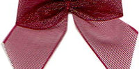 Chiffon Bow. 30mm Qty 100. Wine.