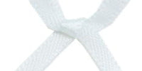 3mm Bow. Qty 100. White.
