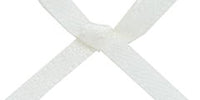 3mm Bow. Qty 100. Antique White.