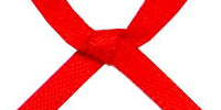 3mm Bow. Qty 100. Red.