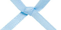 3mm Bow. Qty 100. Light Blue.