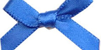 7mm Bow. Qty 100. Royal Blue.