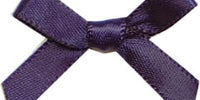 7mm Bow. Qty 100. Navy Blue.