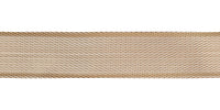 Bowtique Metallic Ribbon. 25mm wide x 5m Roll. Gold.