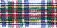 Berisfords Woven Tartan Ribbon. 40mm Wide x 25m Roll. Dress Stewart.