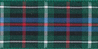Berisfords Woven Tartan Ribbon. 40mm Wide x 25m Roll. Rose.