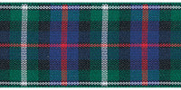 Berisfords Woven Tartan Ribbon. 7mm Wide x 25m Roll. Mackenzie.